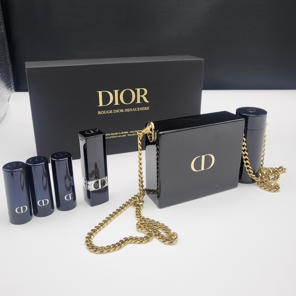 Dior Black and Gold Minaudière - Picture 10 of 10
